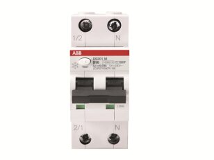 ABB DS201 M B10 F30 kombinace jistič/chránič 2P (1P+N) 10A 30mA B 10kA F