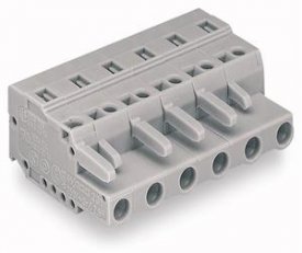 Pružinová svorka CAGE CLAMP 2,5mm2 šedá 3pól. WAGO 231-203/026-000
