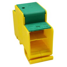 Distribuční blok DTB 70/7x6+2x25+2x16 žluto-zelený ELEKTRO BEČOV UB7035.24