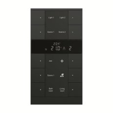 ABB KNX Tenton prvek ovládací 10nás s ovl. HVAC mechová černá SBR/U10.0.1-885