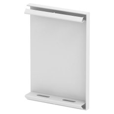 OBO GS-E90130RW Koncový díl, pro kanál Rapid 80, 90x130mm, čistě bílá Ocel