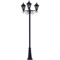 Sloupové svítidlo Prometheus sloup velký 3 černá 3x60W IP23 E27 916323/07