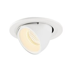 NUMINOS GIMBLE S, zápustné stropní svítidlo bílé 3000 K 40° SLV 1005898