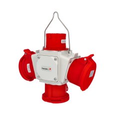 Zásuvkový závěsný box PowerBOX  IP54 3x400V/32/5, 1x přívodka 400V/32/5 PB5888