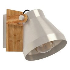Bodové svítidlo CAWTON 1xE27 matná ocel/rustikal 1X40W IP20 EGLO 43948