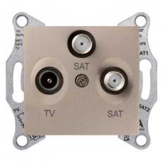 Sedna Zásuvka TV/R-SAT-SAT koncová, Titan SCHNEIDER SDN3502168