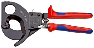 KNIPEX 9531280 ráčnové nůžky na AL a CU kabely do prům. 52mm/380mm2 280mm/0,9kg