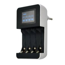 Nabíječka s LCD displejem AC 230V 450mA 4 kanály AA/AAA řízená mikroprocesorem