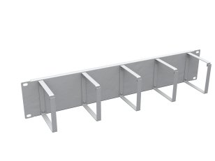 Vyvazovací panel 19" 2U RAL 7035 ocelový VP-05 SOLARIX 86031062