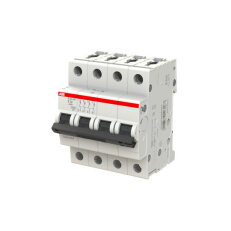 ABB S204MT-B32, čtyřfázový jistič,  32A, B, 10kA, určeno pro drážní aplikace