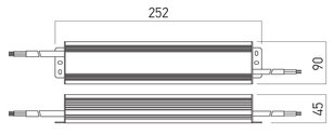 DRIVER TC 24V 250W IP67