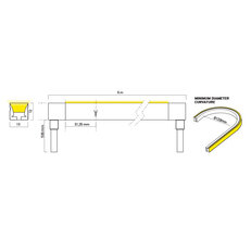 XMAGIS 13X12 CCT 12W/m 5m 384LED/m 2700-