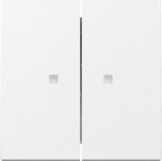 Dvojitá kolébka, kontrolka System 55 čistě bílá GIRA 363103