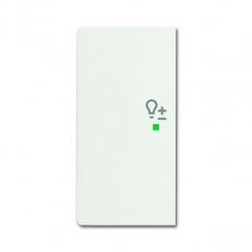 ABB Future linear Kryt 2násobný levý symbol stmívání mechová bílá SRD-2-L-884