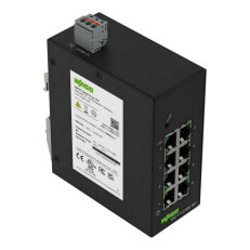 Průmyslový switch ECO, 8 portů 1000Base-T, Černá WAGO 852-1112/000-001