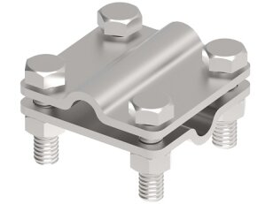 Křížová svorka L 55 na drát 8/10mm, materiál nerez V4A GROMTOR 101115
