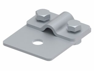 Zkušební svorka s 2 šrouby na drát a pásku 8/10mm, 2 šrouby M8x25, StZn 107112