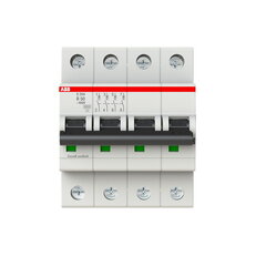 Jistič S204-B50, 4F, 50A, char. B, 6kA, ABB 2CDS254001R0505
