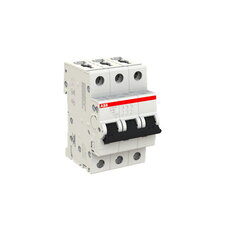 S203M-B40 3 fázový jistič 40 A char. B 10kA ABB 2CDS273001R0405