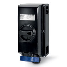 Nástěnná zásuvka SCAME ADVANCE GRP EX s vypínačem 2P+E 32A 6h/200-250V IP67