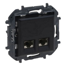 NILS-2XRJ45 C6A STP ČERNÁ LEGRAND 863570B