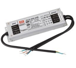 Stmívatelný napěťový zdroj pro LED 200W 12V 16000mA IP65 MEAN WELL ELG-200-12B