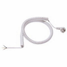 Spiral cable H05VV-F 3G1,5mm2 L:0,5m wt