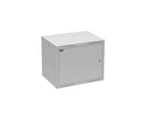 Nástěnný nýtovaný rozvaděč GrandN DUO 9U s plechovými dveřmi,hl.450mm 83000382
