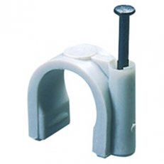Sponka s hřebenem, prům.kabelů 3-4mm, šedá GEWISS GW50610