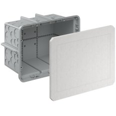 Krabice instalační obdelníková s víkem 408x308x235mm do betonu KAISER 1297-35