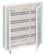 Zapuštěná rozvodnice ABB U53TR4 -144M s průhl. dveřmi