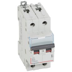 DX3 JISTIČ, 2 PÓLOVÝ, CHAR. B,3A 10000A/16KA LEGRAND 408937