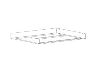 ALU rám 600x600 pro LED PANEL PANLUX PN22900006