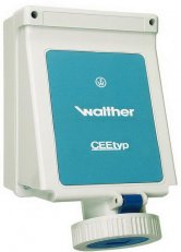 Walther 168306 Nástěnná zásuvka 63A 3P 230V 6h IP67