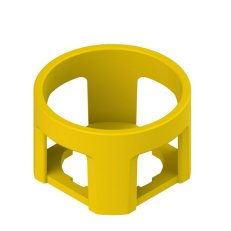 PIZZATO Žlutý cylindrický kryt d43x27 mm