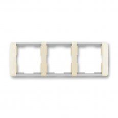 ELEMENT Trojrámeček vodorovný slonová kost/led. bílá ABB 3901E-A00130 21