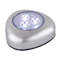 LED svítidlo FLASHLIGHT stříbro 3xLED 0,21W 5V, 20lm, 6400K GLOBO 31909