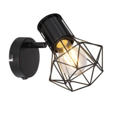 Nástěnné svítidlo PRISKA černá 1xE27, max. 40W 230V GLOBO 54017-1