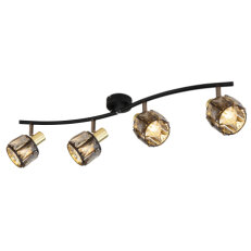 Stropní svítidlo INDIANA černá 4xE14, max. 40W 230V GLOBO 54357-4B