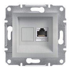 Asfora Zásuvka datová RJ45, kat.5e STP, alu SCHNEIDER EPH5000161