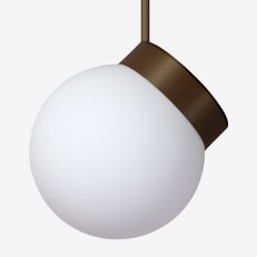 Závěsné svítidlo Polaris ZTR 200mm 1×9W LEDW E27 bronz LUCIS ZTR.11.200.73