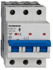 AM017332-- Jistič AMPARO 10kA, C 32A 3po