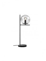 Stolní lampa BOLDY VE 1x28W E14 BLACK/SMOKEY REDO 01-3073