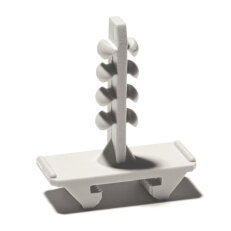 Příchytka pro Euro-Clip pro stahovací pásek S 2/100, šedá SCHNABL ESD 45 H0 GREY