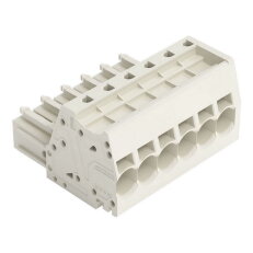 Pružinová svorka Push-in CAGE CLAMP 10mm2 světle šedá 6pól. WAGO 831-3106
