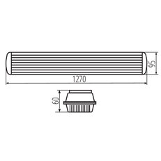 Prachotěsné svítidlo MILEDO DICHT 4LED NP 236/PC, KANLUX 31324