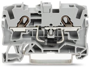 Svorka pro moduly 2 vodiče s diodou 1N5408 šedá 4mm2 WAGO 2004-1211/1000-401