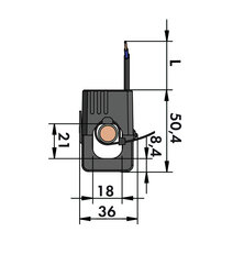 Transformátor proudu s děleným jádrem, 250A/1A WAGO 855-3001/250-001