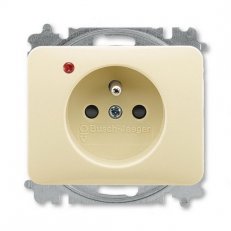 ABB 5599B-A0235722G Zásuvka 1násobná s ochraným kolíkem,s ochranou před přepětím