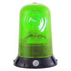 Maják rotační ROTALLARM HD 12 V, ACDC, IP65, zelená, černá, halogen SIRENA 82254